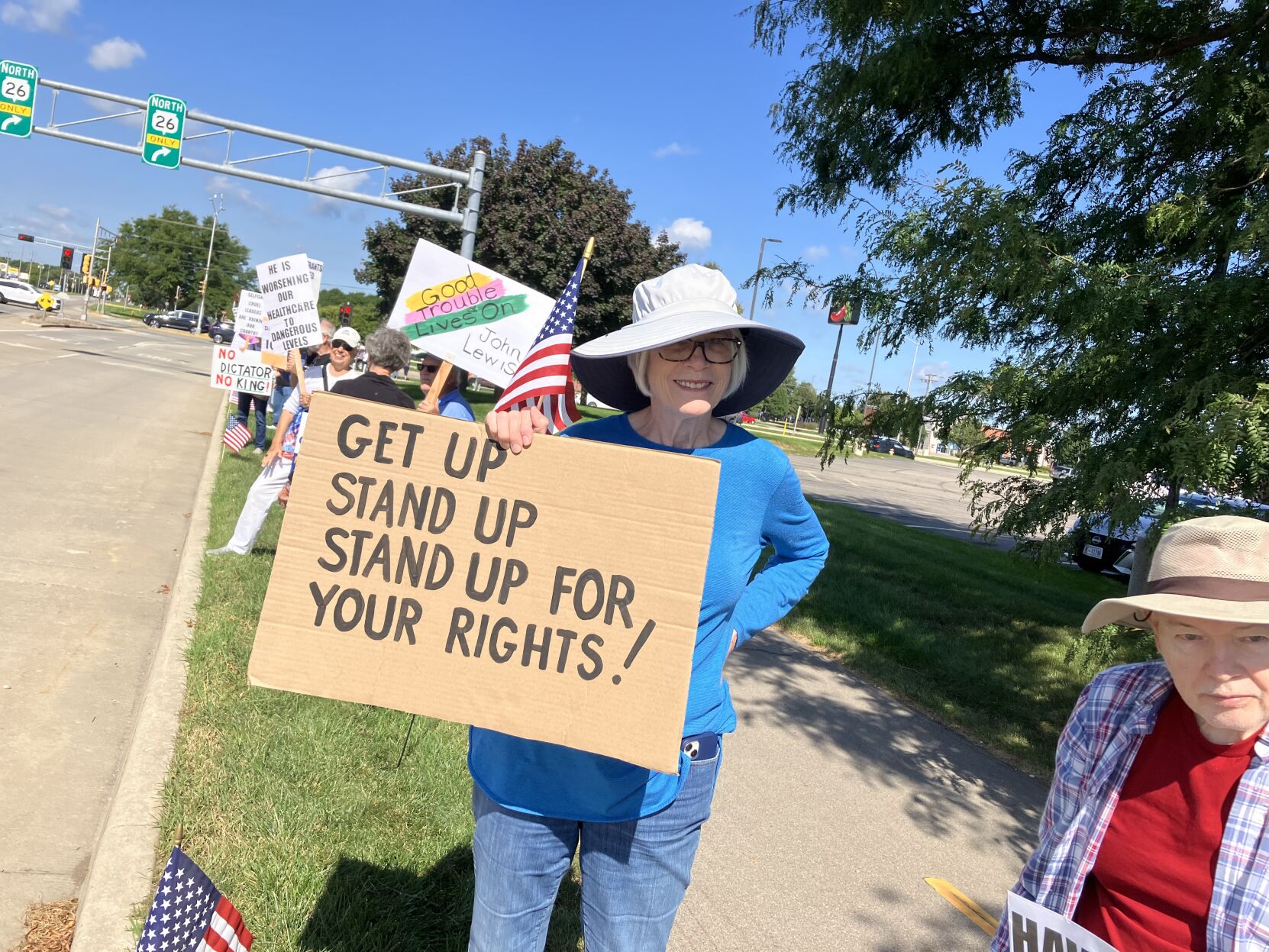 Labor Day protest